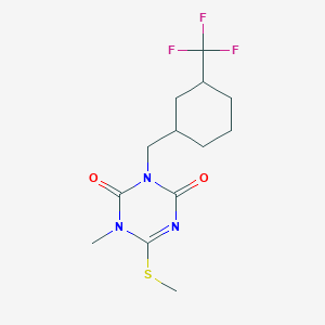 molecular formula C13H18F3N3O2S B8041119 CID 132989515 