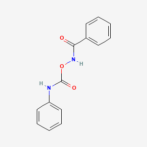 molecular formula C14H12N2O3 B8041242 N-(Phenylcarbamoyloxy)benzamide 
