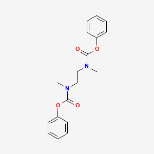 molecular formula C18H20N2O4 B8041247 phenyl N-methyl-N-[2-[methyl(phenoxycarbonyl)amino]ethyl]carbamate 