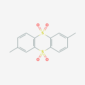 molecular formula C14H12O4S2 B8041269 2,7-Dimethylthianthrene 5,5,10,10-tetraoxide 