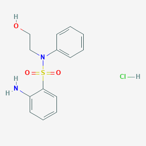 molecular formula C14H17ClN2O3S B8041335 CID 132988371 