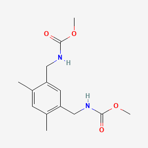 Carbamic acid, [(4,6-dimethyl-1,3-phenylene)bis(methylene)]bis-, dimethyl ester