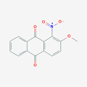 molecular formula C15H9NO5 B8041505 1-硝基-2-甲氧基蒽醌 
