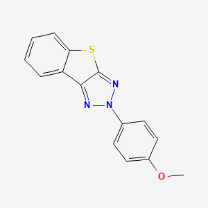 molecular formula C15H11N3OS B8041555 2-(4-Methoxyphenyl)-[1]benzothiolo[2,3-d]triazole 