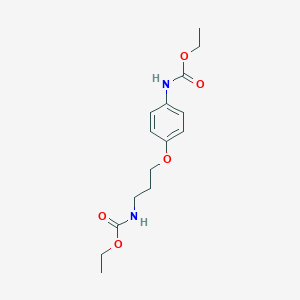 ethyl N-[3-[4-(ethoxycarbonylamino)phenoxy]propyl]carbamate