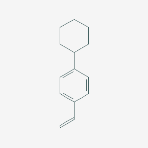 molecular formula C14H18 B080419 4-环己基苯乙烯 CAS No. 13020-34-3