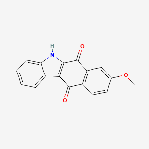 molecular formula C17H11NO3 B8041906 8-Methoxy-5H-benzo[b]carbazole-6,11-dione CAS No. 88207-16-3