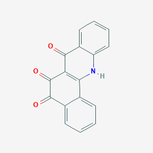 molecular formula C17H9NO3 B8041914 12H-benzo[c]acridine-5,6,7-trione 