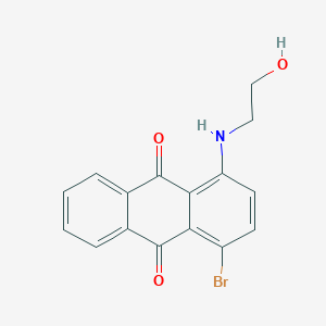 molecular formula C16H12BrNO3 B8041967 1-Bromo-4-(2-hydroxyethylamino)anthracene-9,10-dione 