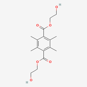 molecular formula C16H22O6 B8042089 1,4-Benzenedicarboxylic acid, 2,3,5,6-tetramethyl-, 1,4-bis(2-hydroxyethyl) ester CAS No. 15268-12-9