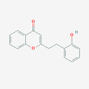 molecular formula C17H14O3 B8042182 2-(2-Hydroxyphenethyl)-4H-1-benzopyran-4-one 