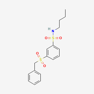 3-benzylsulfonyl-N-butylbenzenesulfonamide