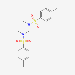 molecular formula C17H22N2O4S2 B8042323 N,N'-Methylenebis(N,4-dimethylbenzene-1-sulfonamide) CAS No. 1099-76-9