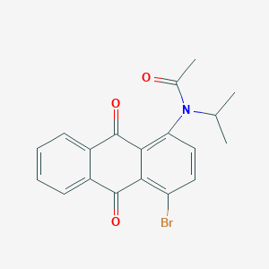 molecular formula C19H16BrNO3 B8042384 N-(4-bromo-9,10-dioxoanthracen-1-yl)-N-propan-2-ylacetamide 