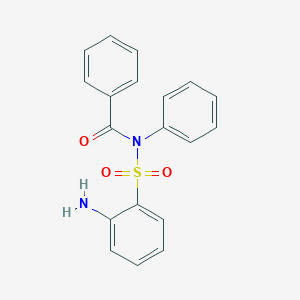 molecular formula C19H16N2O3S B8042403 N-(2-aminophenyl)sulfonyl-N-phenylbenzamide 