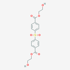 molecular formula C18H18O8S B8042445 2-Hydroxyethyl 4-[4-(2-hydroxyethoxycarbonyl)phenyl]sulfonylbenzoate 