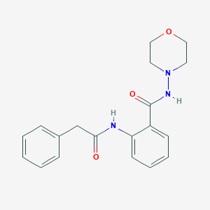 molecular formula C19H21N3O3 B8042465 N-morpholin-4-yl-2-[(2-phenylacetyl)amino]benzamide 