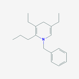 molecular formula C19H27N B8042509 1-benzyl-3,5-diethyl-2-propyl-4H-pyridine 