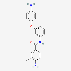 molecular formula C20H19N3O2 B8042645 4-amino-N-[3-(4-aminophenoxy)phenyl]-3-methylbenzamide 