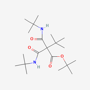 Tert-butyl 2,2-bis(tert-butylcarbamoyl)-3,3-dimethylbutanoate