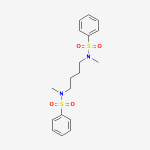 molecular formula C18H24N2O4S2 B8042889 N,N'-(Butane-1,4-diyl)bis(N-methylbenzenesulfonamide) CAS No. 61295-71-4