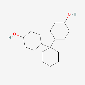 molecular formula C18H32O2 B8042934 4,4'-Cyclohexylidenebiscyclohexanol 