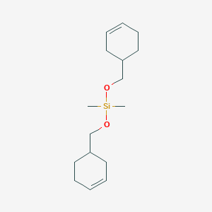 molecular formula C16H28O2Si B8042993 Di(3-cyclohexenylmethoxy)dimethylsilane 