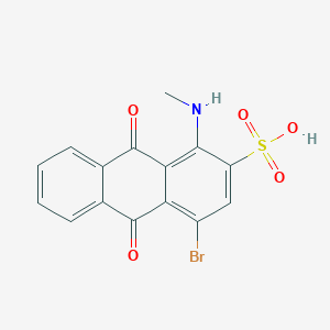 molecular formula C15H10BrNO5S B8042998 4-Bromo-1-(methylamino)-9,10-dioxoanthracene-2-sulfonic acid 