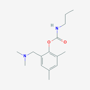 molecular formula C15H24N2O2 B8043081 [2-[(dimethylamino)methyl]-4,6-dimethylphenyl] N-propylcarbamate 