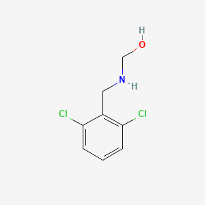 molecular formula C8H9Cl2NO B8043101 (2,6-Dichloro-benzylamino)-methanol 
