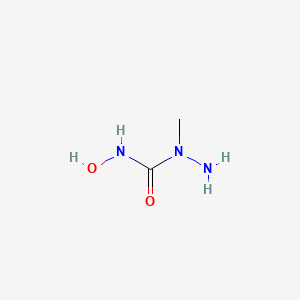 molecular formula C2H7N3O2 B8043138 1-Amino-3-hydroxy-1-methylurea 
