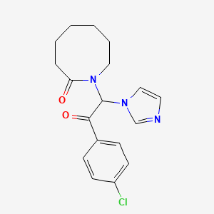 molecular formula C18H20ClN3O2 B8043171 CID 132988117 