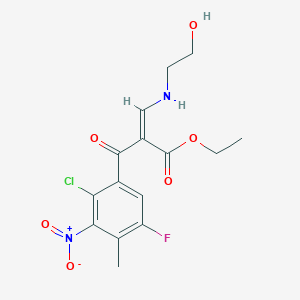 molecular formula C15H16ClFN2O6 B8043319 CID 124928478 