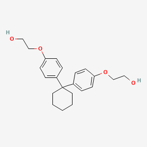 molecular formula C22H28O4 B8043351 1,1-Bis[4-(2-hydroxyethoxy)phenyl]cyclohexane 