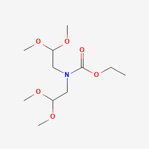 molecular formula C11H23NO6 B8043377 ethyl N,N-bis(2,2-dimethoxyethyl)carbamate 