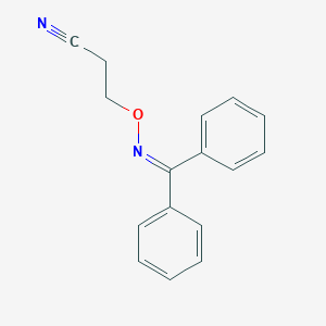 molecular formula C16H14N2O B8043484 3-[[(Diphenylmethylene)amino]oxy]propanenitrile CAS No. 1089333-21-0