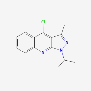 4-Chloro-3-methyl-1-propan-2-ylpyrazolo[3,4-b]quinoline