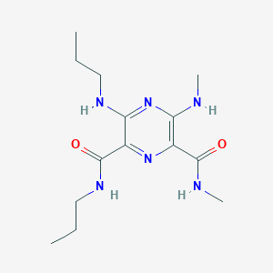 2-N-methyl-3-(methylamino)-6-N-propyl-5-(propylamino)pyrazine-2,6-dicarboxamide