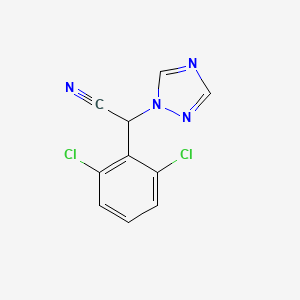 molecular formula C10H6Cl2N4 B8043641 CID 132988044 