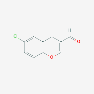molecular formula C10H7ClO2 B8043655 6-chloro-4H-chromene-3-carbaldehyde 