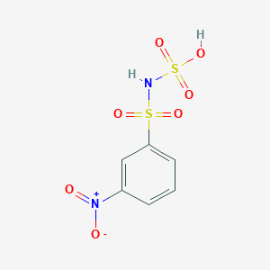 molecular formula C6H6N2O7S2 B8043867 (3-Nitrophenyl)sulfonylsulfamic acid 