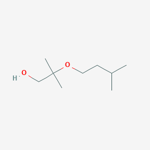 molecular formula C9H20O2 B8043870 2-Methyl-2-(3-methylbutoxy)propan-1-ol 