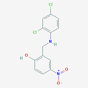 2-[(2,4-Dichloroanilino)methyl]-4-nitrophenol