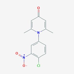 1-(4-Chloro-3-nitrophenyl)-2,6-dimethylpyridin-4-one