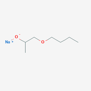 molecular formula C7H15NaO2 B8044007 Sodium;1-butoxypropan-2-olate 