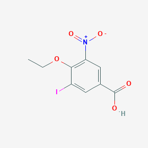 molecular formula C9H8INO5 B8044015 4-Ethoxy-3-iodo-5-nitrobenzoic acid 