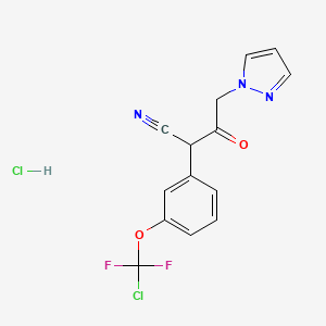 molecular formula C14H11Cl2F2N3O2 B8044023 CID 132988102 