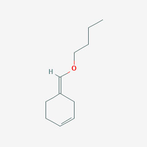 molecular formula C11H18O B8044071 (4Z)-4-(butoxymethylidene)cyclohexene 