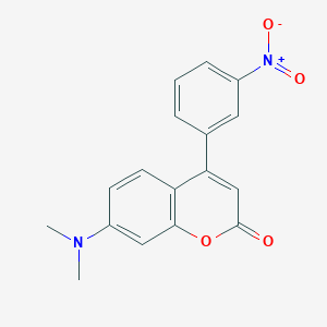 7-(Dimethylamino)-4-(3-nitrophenyl)chromen-2-one