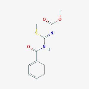 methyl (NZ)-N-[benzamido(methylsulfanyl)methylidene]carbamate